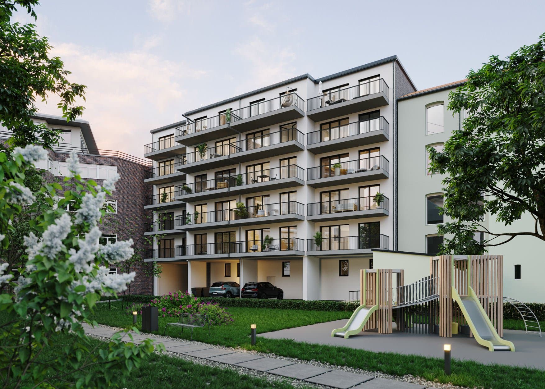 Sichern Sie sich jetzt eine der letzten 3-Zimmer-Wohnungen im Neubauprojekt Harmsstraße