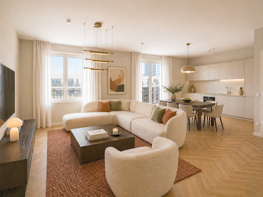 Hochwertige 4-Zimmer Wohnung mit 2 Balkonen nahe Berlin-Mitte
