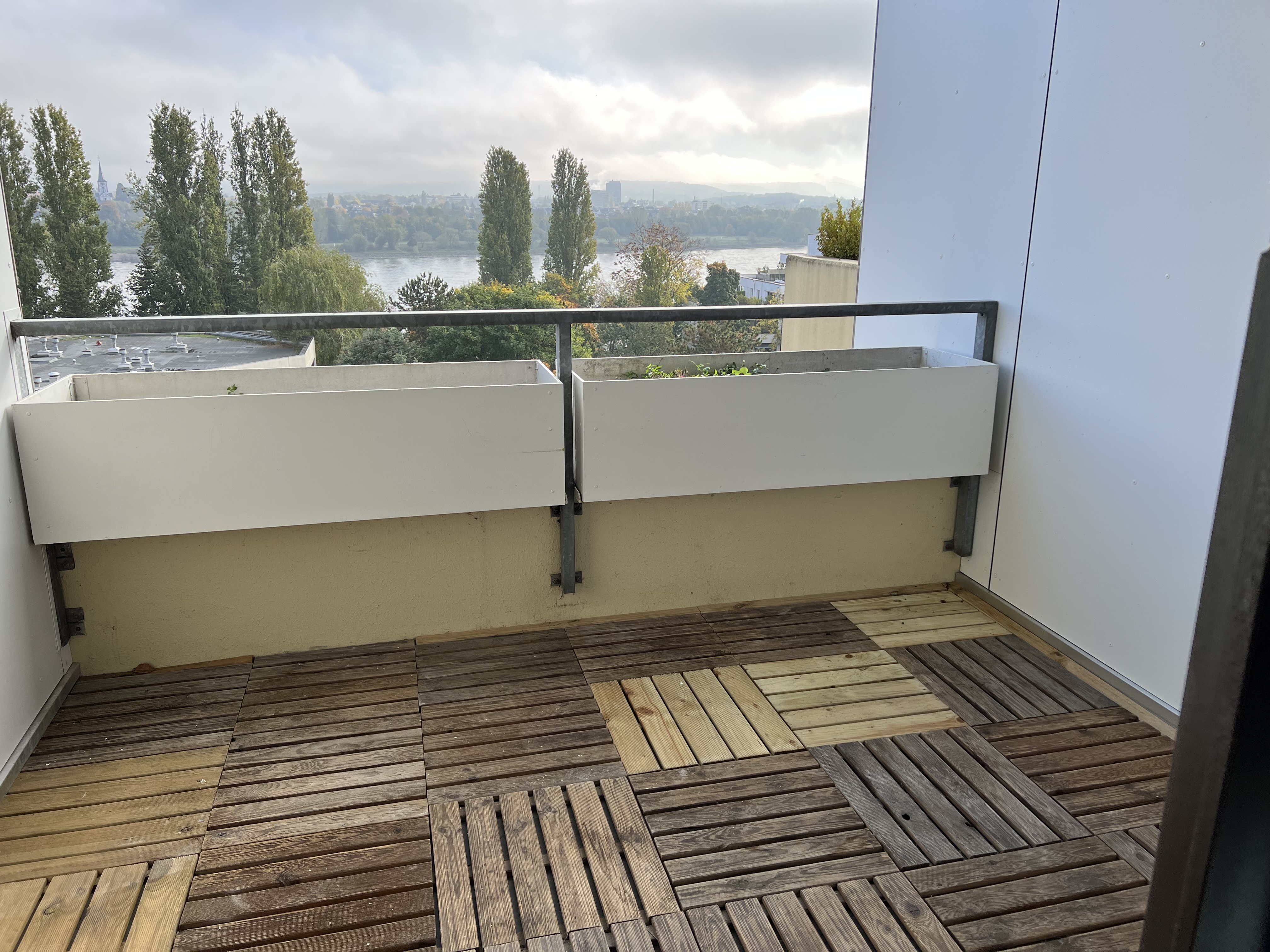 Dachterrassen-Wohnung mit Rheinblick !